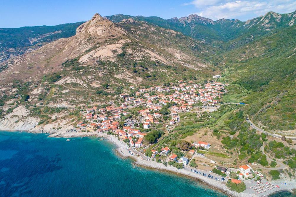 The village of Pomonte, Elba